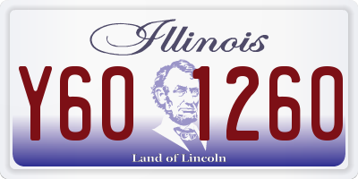 IL license plate Y601260