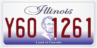 IL license plate Y601261