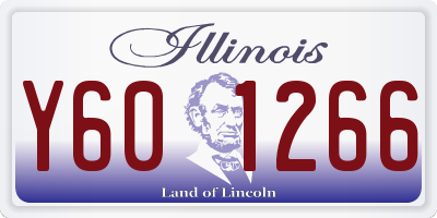 IL license plate Y601266