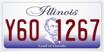 IL license plate Y601267