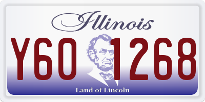 IL license plate Y601268