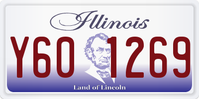 IL license plate Y601269