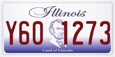 IL license plate Y601273