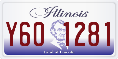 IL license plate Y601281