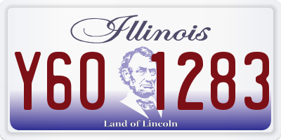 IL license plate Y601283
