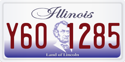 IL license plate Y601285