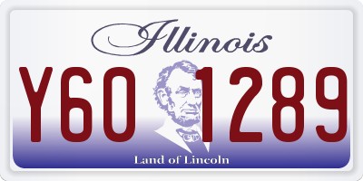 IL license plate Y601289