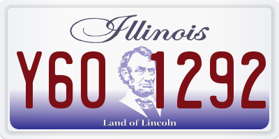 IL license plate Y601292