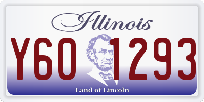 IL license plate Y601293