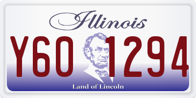 IL license plate Y601294