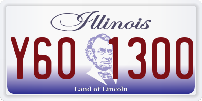 IL license plate Y601300