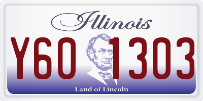 IL license plate Y601303