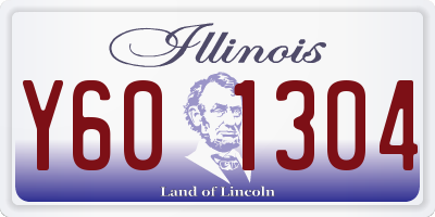 IL license plate Y601304