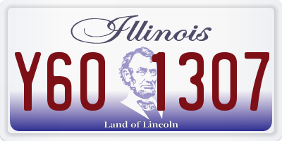 IL license plate Y601307