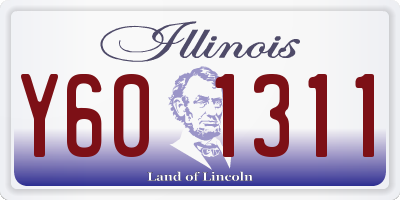 IL license plate Y601311