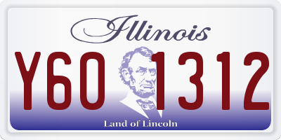 IL license plate Y601312