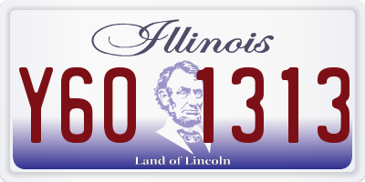 IL license plate Y601313