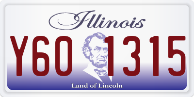 IL license plate Y601315