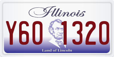 IL license plate Y601320