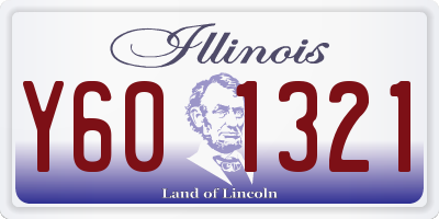 IL license plate Y601321