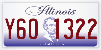 IL license plate Y601322