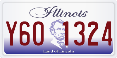 IL license plate Y601324