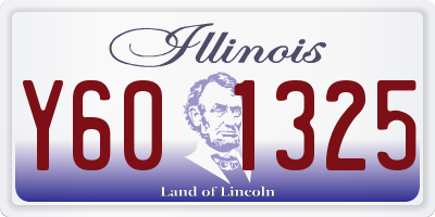 IL license plate Y601325