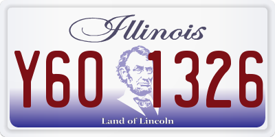 IL license plate Y601326