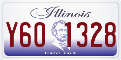 IL license plate Y601328