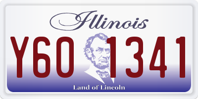 IL license plate Y601341