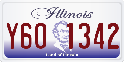 IL license plate Y601342