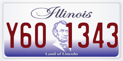 IL license plate Y601343
