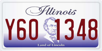 IL license plate Y601348