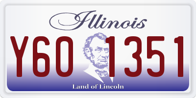 IL license plate Y601351