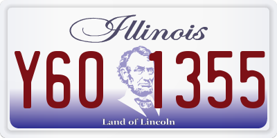 IL license plate Y601355