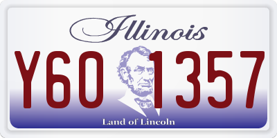IL license plate Y601357