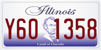 IL license plate Y601358