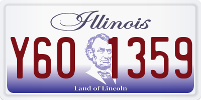 IL license plate Y601359