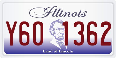 IL license plate Y601362