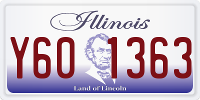 IL license plate Y601363