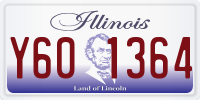 IL license plate Y601364