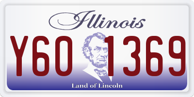IL license plate Y601369