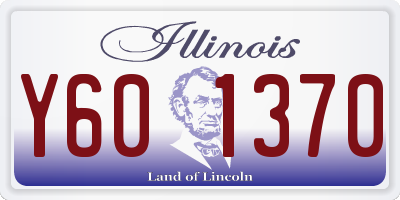 IL license plate Y601370
