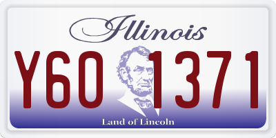 IL license plate Y601371