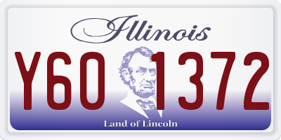 IL license plate Y601372
