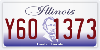 IL license plate Y601373