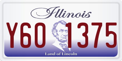 IL license plate Y601375