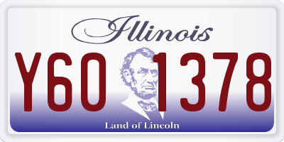 IL license plate Y601378