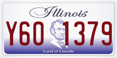 IL license plate Y601379