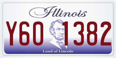 IL license plate Y601382